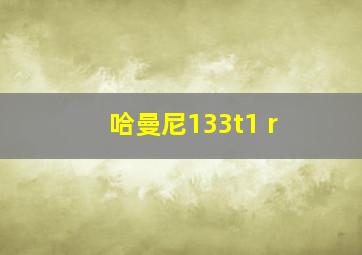 哈曼尼133t1 r